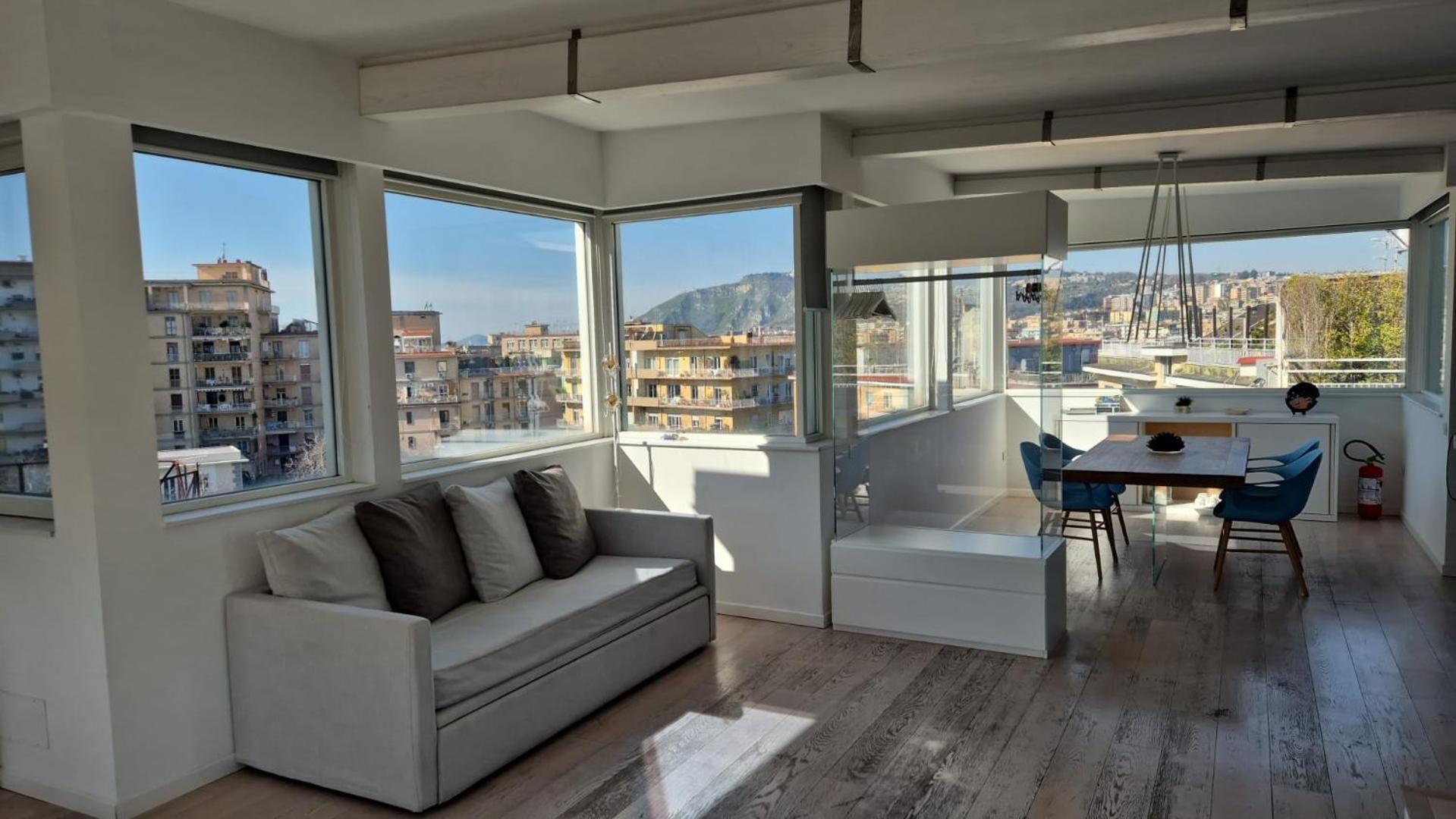 Terrazza Manu - Loft Suspended Over The City-Vomero Neapol Exteriér fotografie