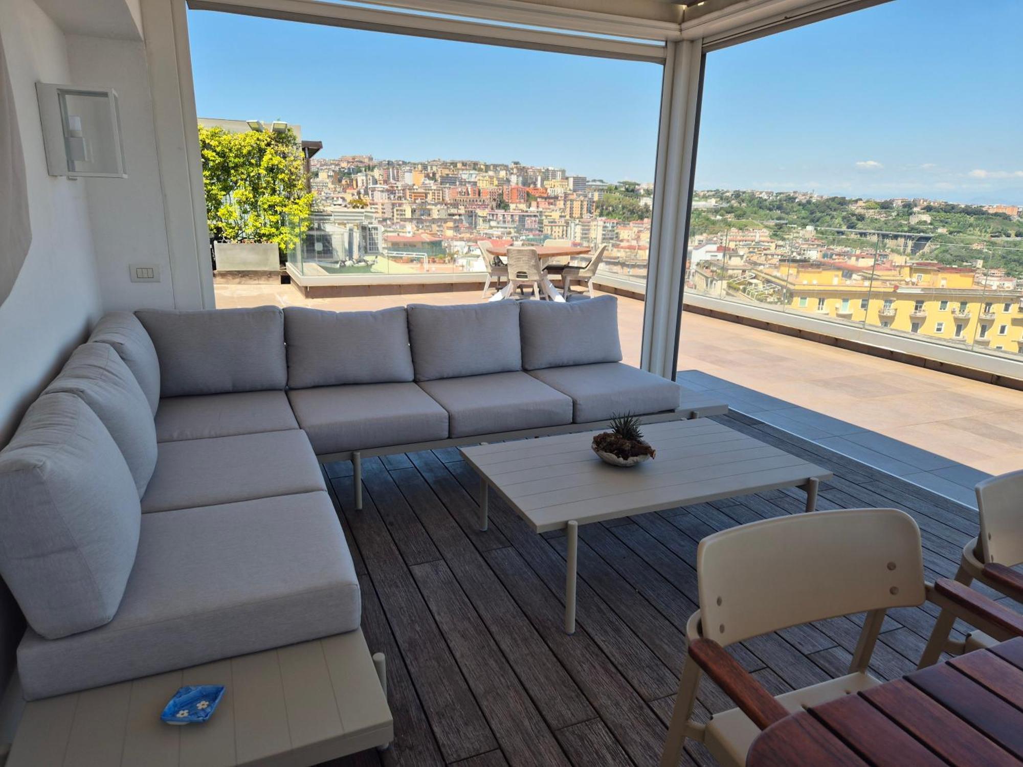 Terrazza Manu - Loft Suspended Over The City-Vomero Neapol Exteriér fotografie