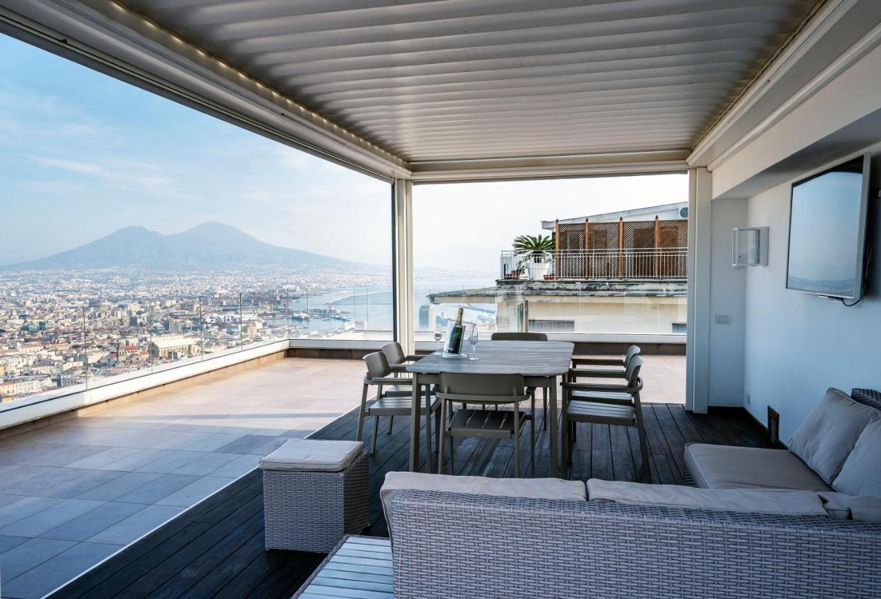 Terrazza Manu - Loft Suspended Over The City-Vomero Neapol Exteriér fotografie